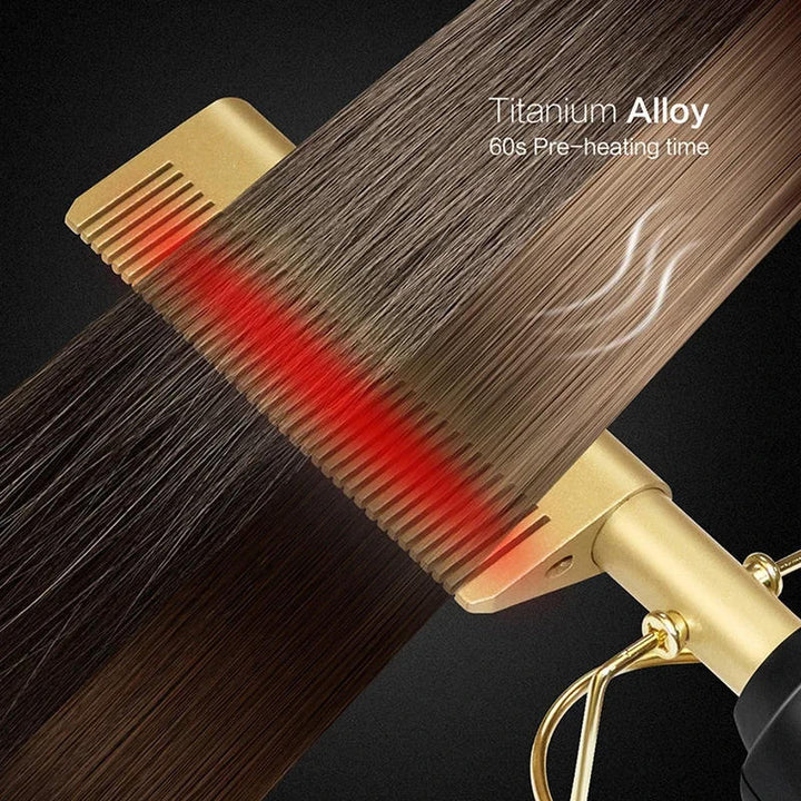 Skanto | Hot Comb for Tykt og Grovt Hår