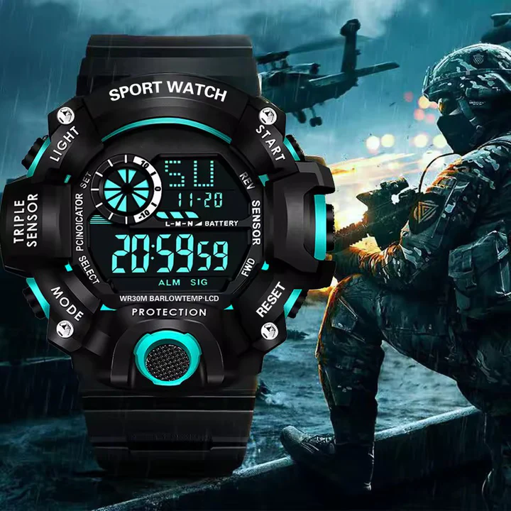 Skanto | Herres digital sportsklokke