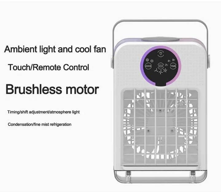 Mini bærbar airconditioner med berøringsskjerm og tåkeavkjøling | Skanto
