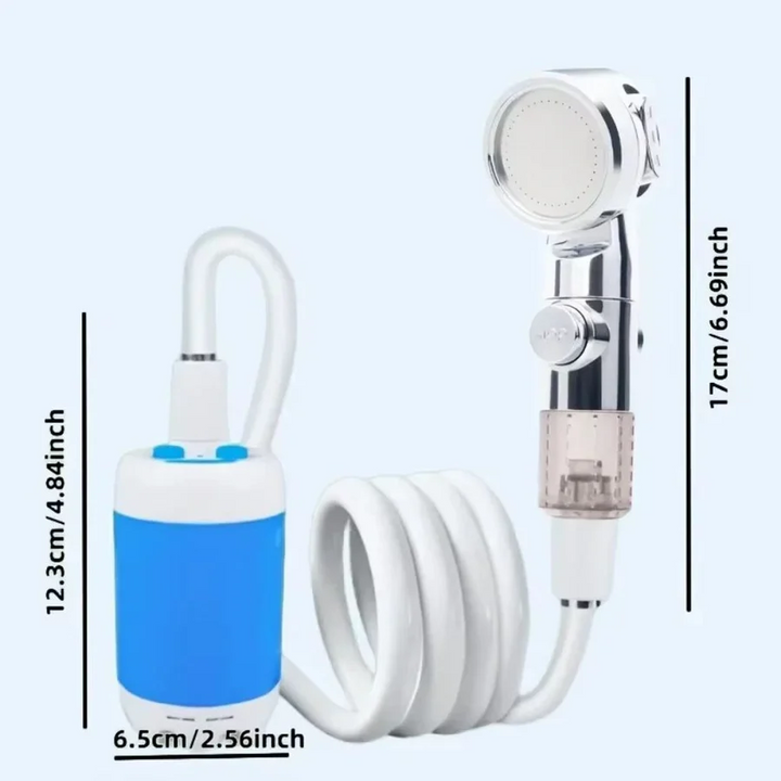 Skanto | Bærbar USB-ladbar vannpumpe dusjhode