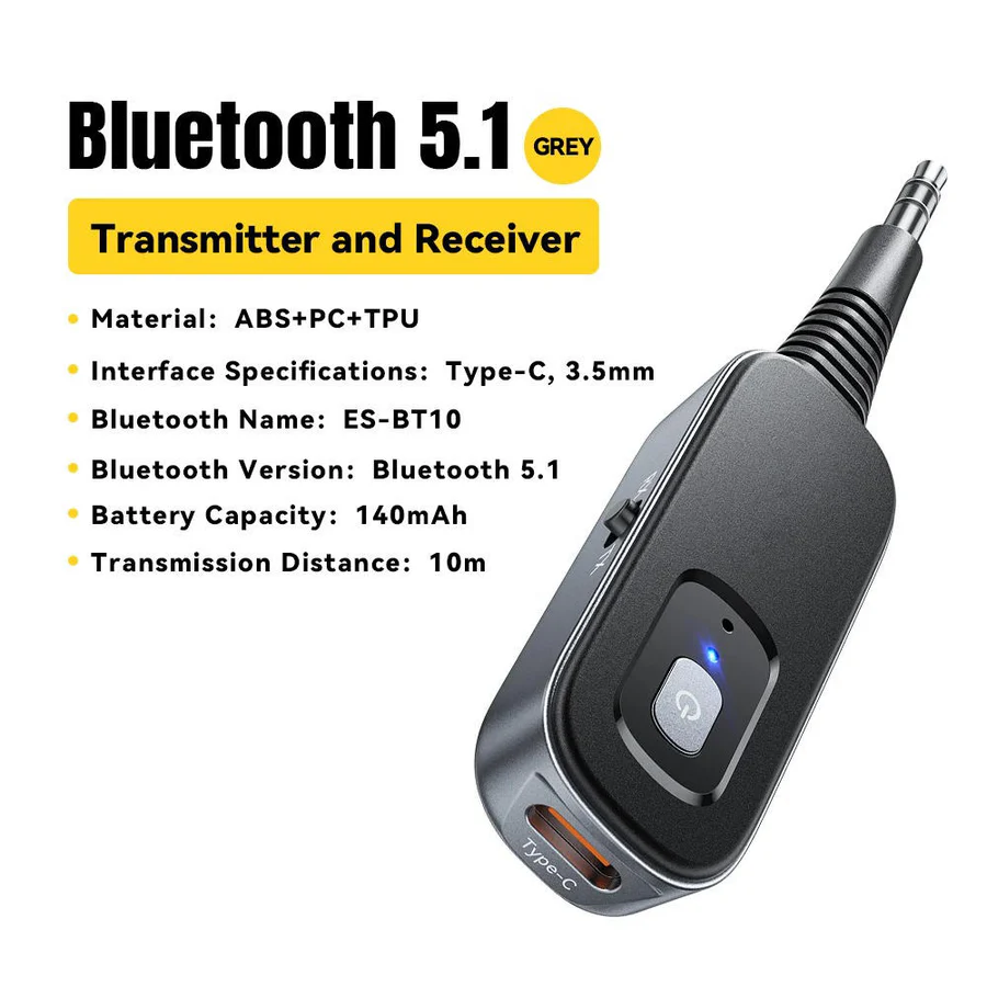 Skanto | Bluetooth trådløs adapter for PC TV og bil
