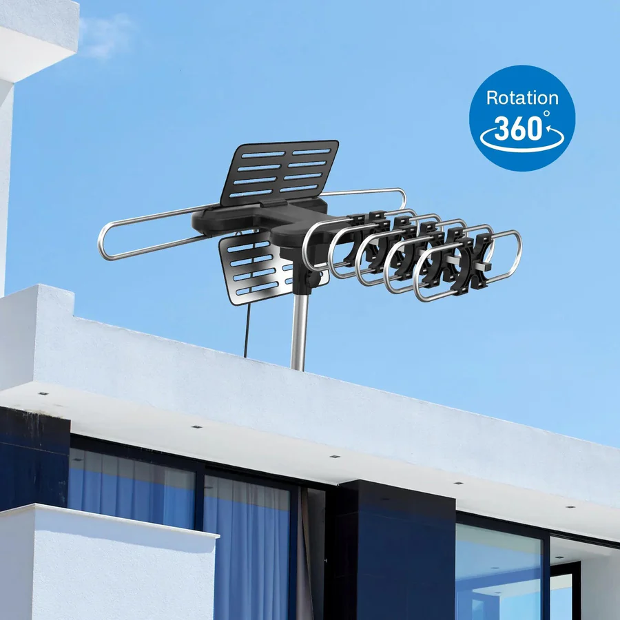 Skanto | Utendørs HD TV Antenne med 360° Motor