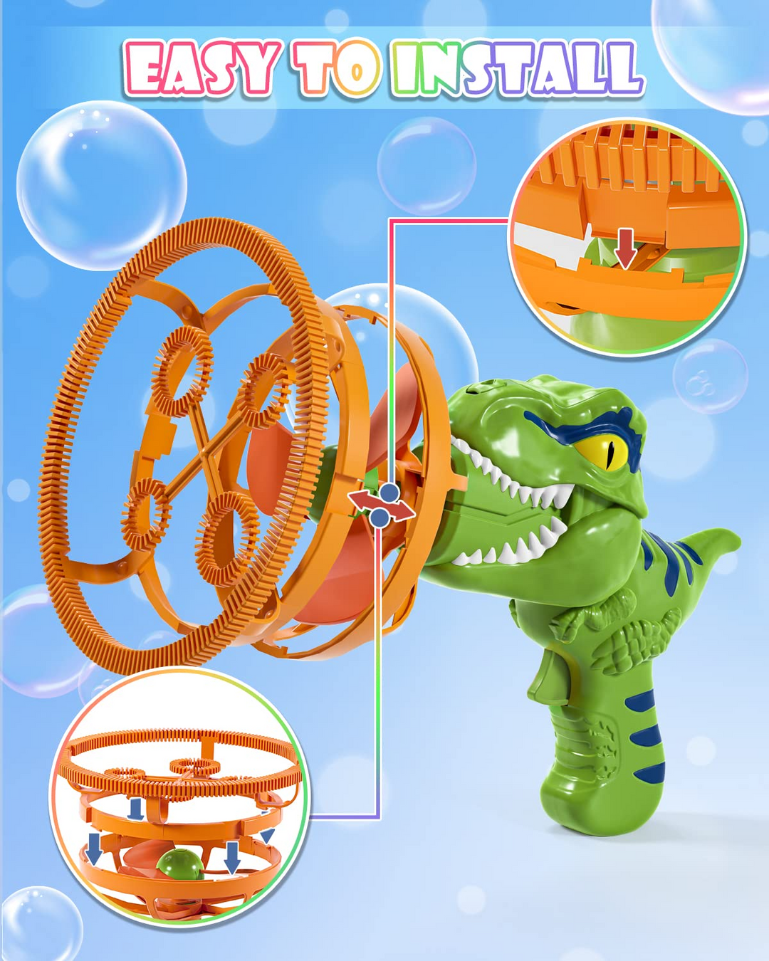 Dino Bubble Blaster | Kjempebobler, Kjempe Moro | Skanto