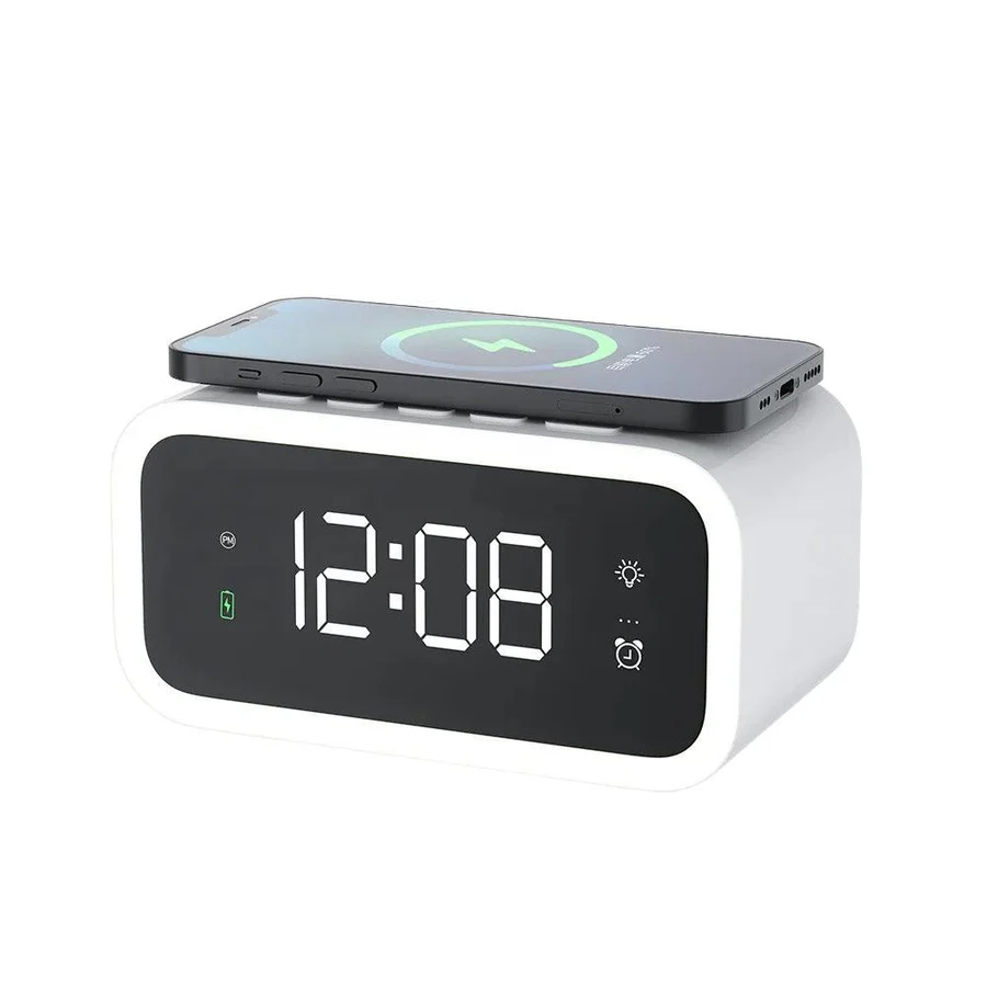 Skanto | 2 i 1 Vekkerklokke Multitid Digital Skjerm