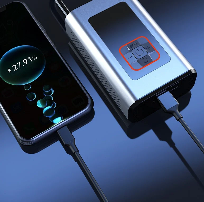 Skanto | Smart Bærbar Elektrisk Dekkompressor