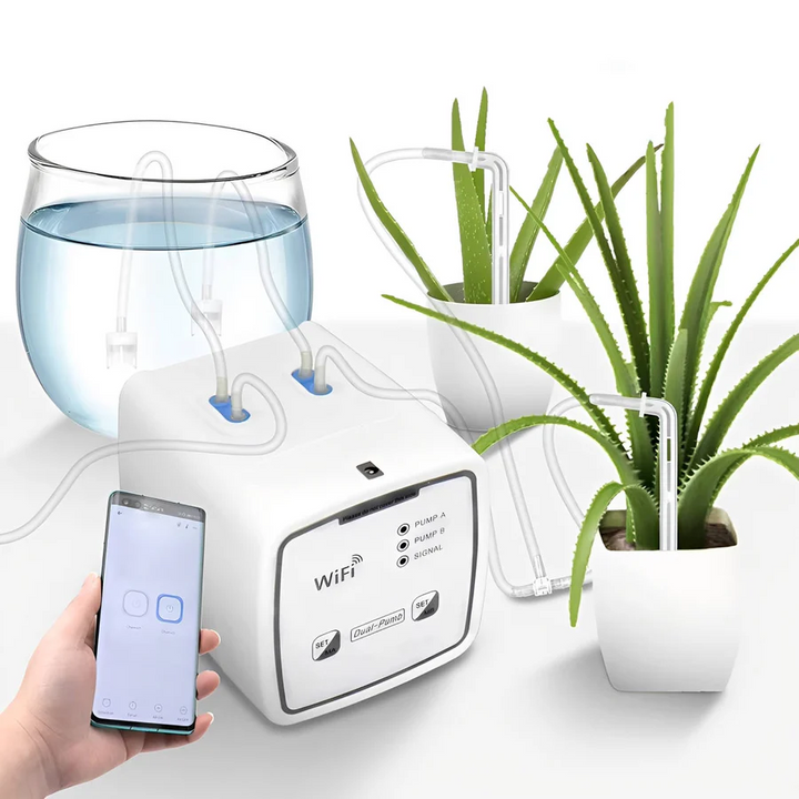 Skanto | WiFi Smart Automatisk Vanning for Planter oppe til 20 Potte