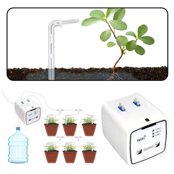 Skanto | WiFi Smart Automatisk Vanning for Planter oppe til 20 Potte