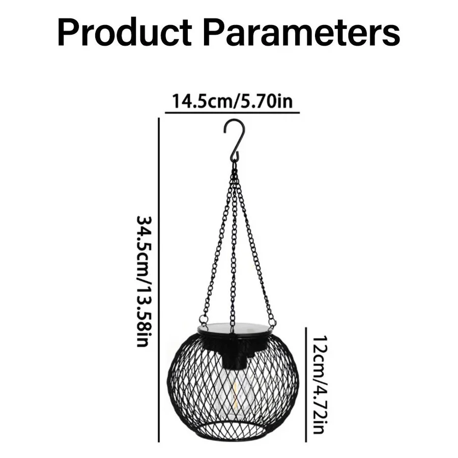Skanto | Utendørs Solhengende Lantern