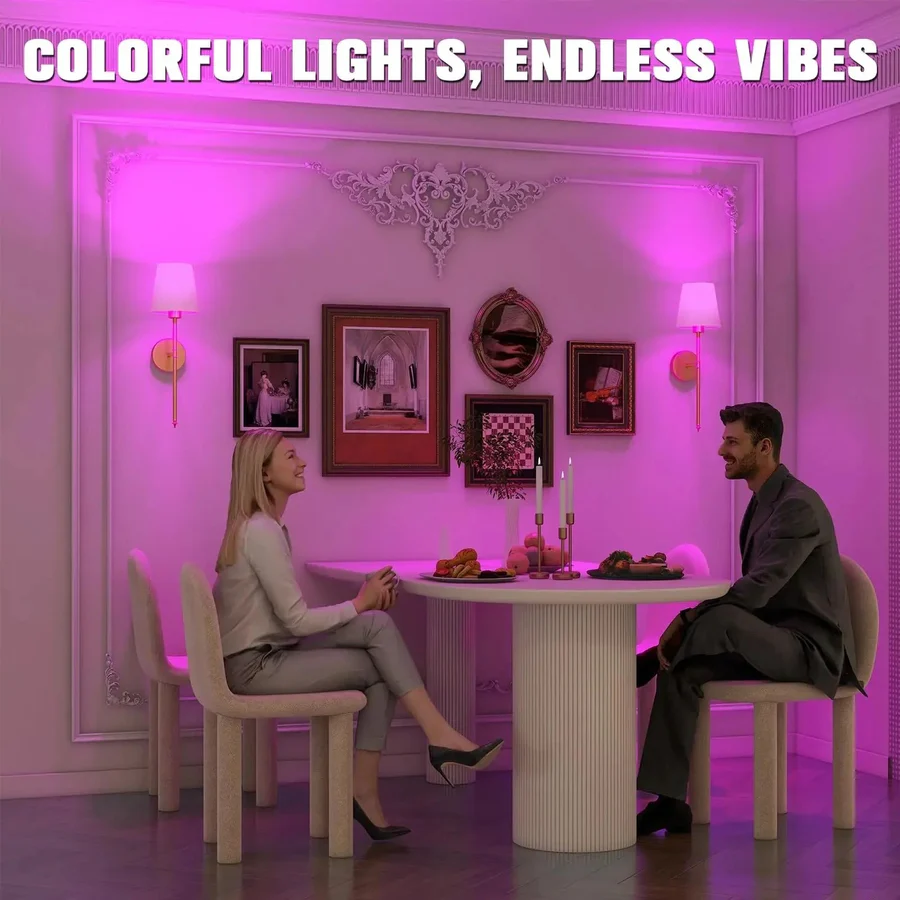 Skanto | Trådløse Vegglamper, Pakke med 2