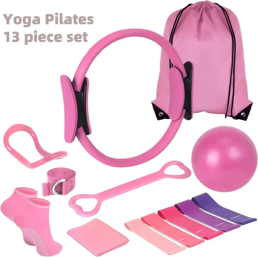 Skanto | Pilates Ball og Motstandsbånd Sett
