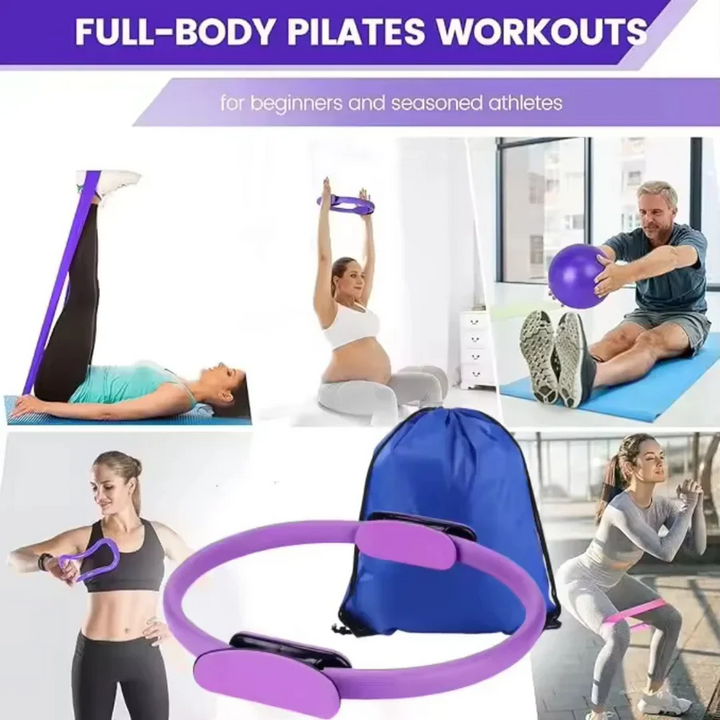 Skanto | Pilates Ball og Motstandsbånd Sett