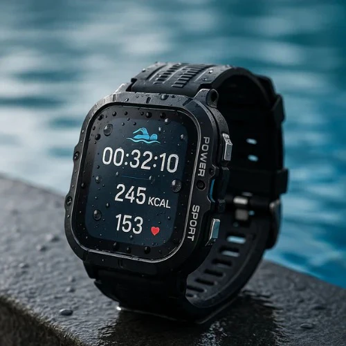 Skanto | Vanntett Smartklokke, Fitness Sporing, Bluetooth 5.0