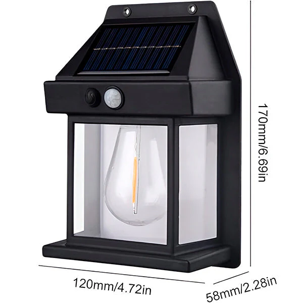 Skanto | Utendørs solenergi LED-lamper med bevegelsessensor