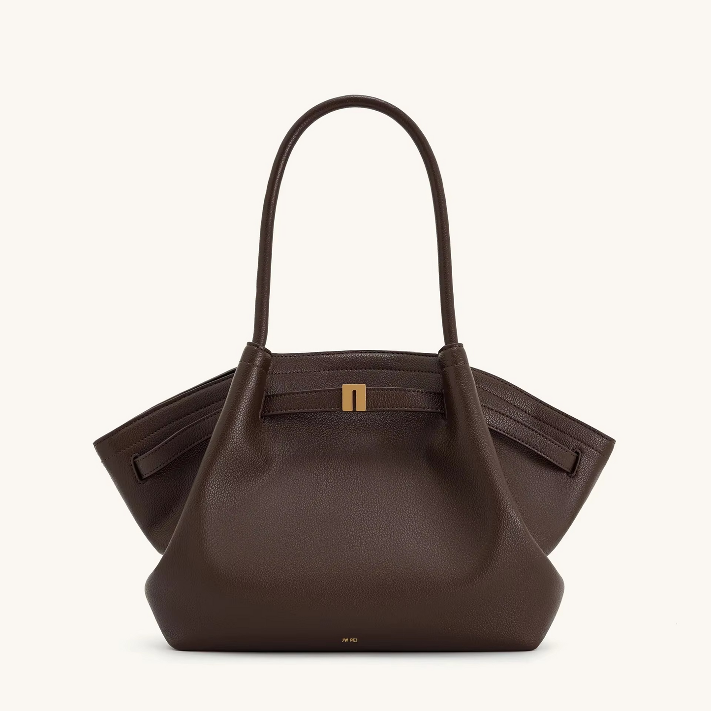 Norvo | Skulderveske Hana Mønster Suede Utseende og Stor Kapasitet