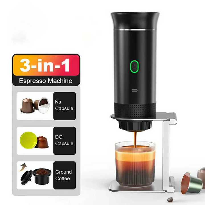 Skanto | Bærbar kaffemaskin Espresso Cappuccino og drypp