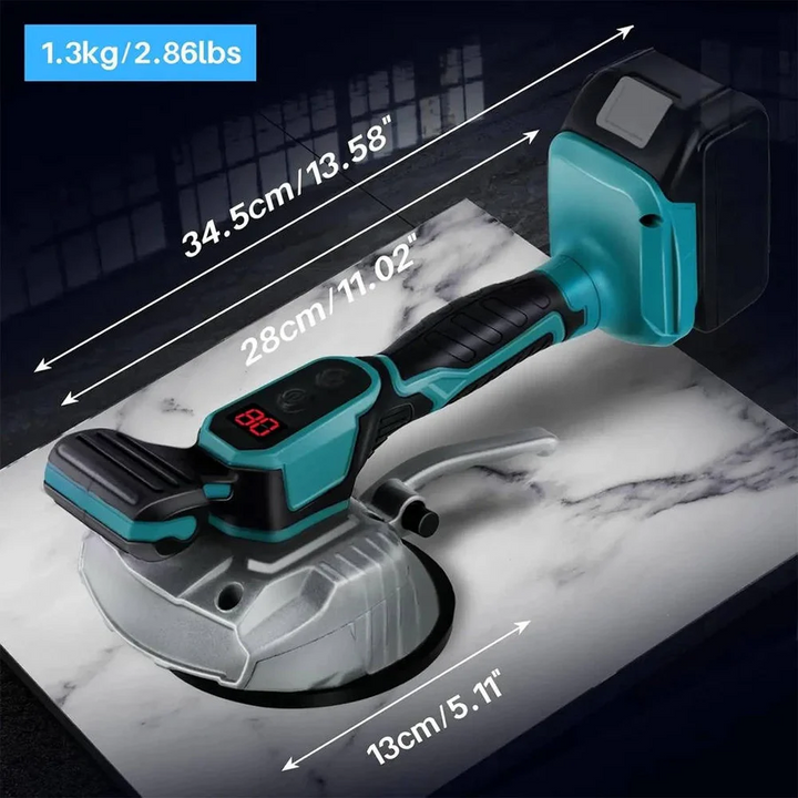 Skanto | Tile Suction and Vibration Tool, 5.1" Cup, 20,000 RPM