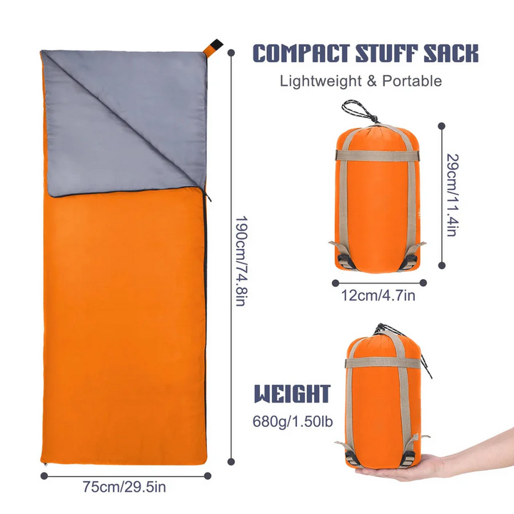 Ganzjahres-Campingschlafsack für Erwachsene