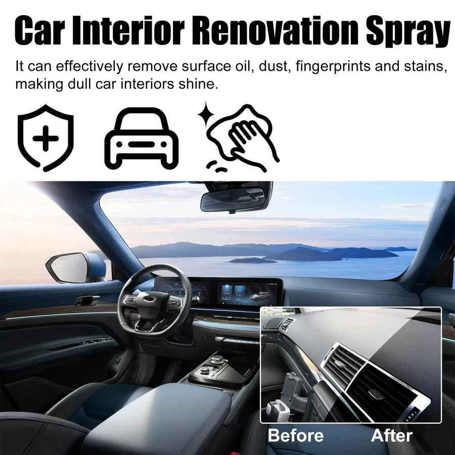 Skanto | Bilinteriør Rensespray, Multioverflateformel med UV-beskyttelse