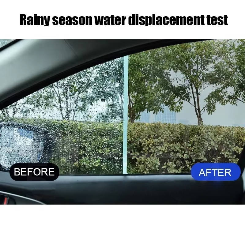 Wasserabweisende Windschutzscheibe med hydrofober glassbeskytter