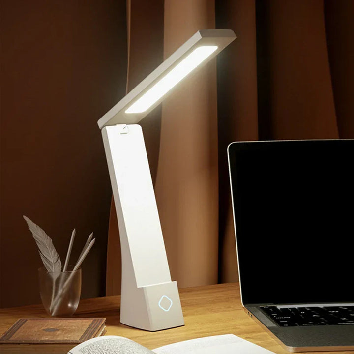 Dimbar LED Skrivebordslampe med Fleksibel Arm – Moderne USB Skrivebordlys for Kontor | Skanto