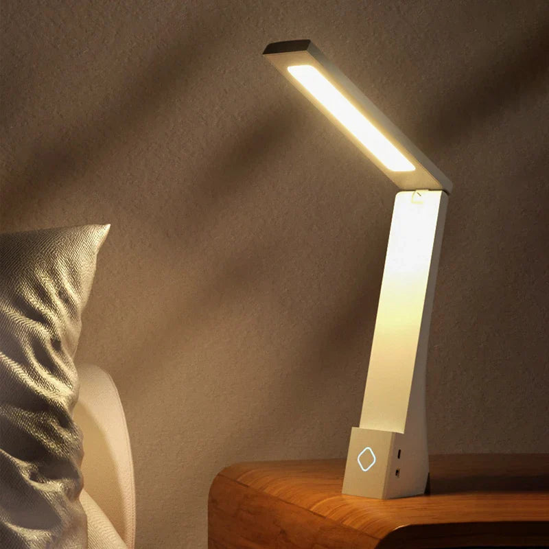 Dimbar LED Skrivebordslampe med Fleksibel Arm – Moderne USB Skrivebordlys for Kontor | Skanto