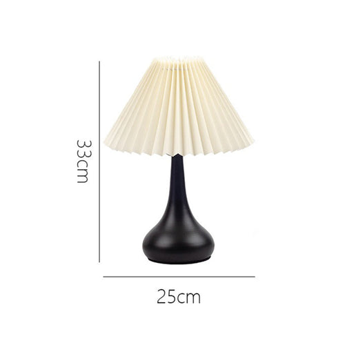Nordisk Folds lampe med LED lys – Moderne dekorativ bordlampe for stue og soverom | Skanto