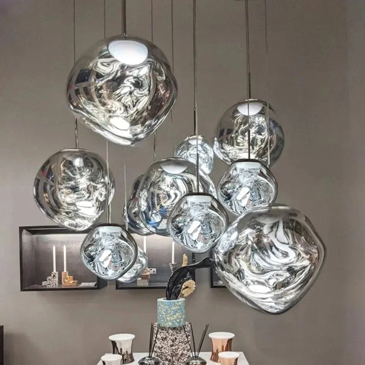 Skanto | Glisvara Glass Pendulum Lamp | Modern Design | Color Variation | Perfect for your home