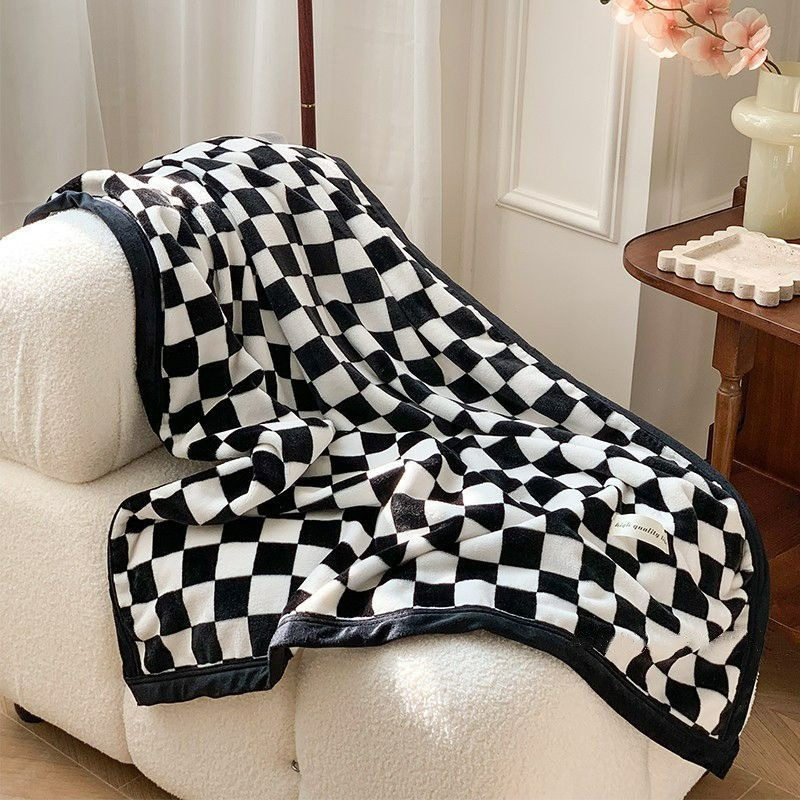 Skanto | PlaidComfort | Fleece teppe rutet