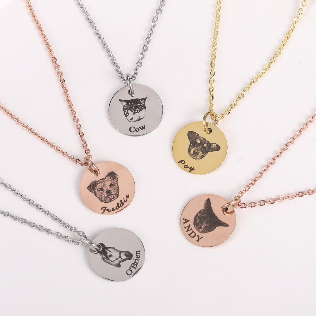 Custom Pet Memorial Necklace Skanto