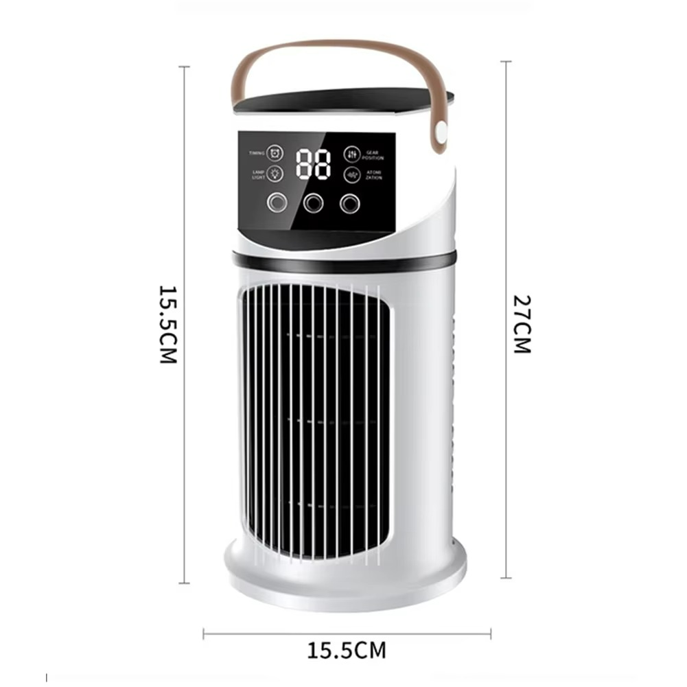 Skanto | ClimaÉlan AirCooler | 3-i-1 dusjefan med luftfukter & LED stemningslys