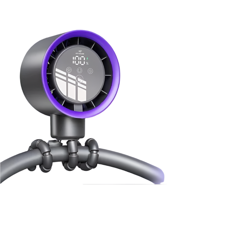 Skanto | Mini USB-vifte med batteri, fleksibel montering og mobilitet