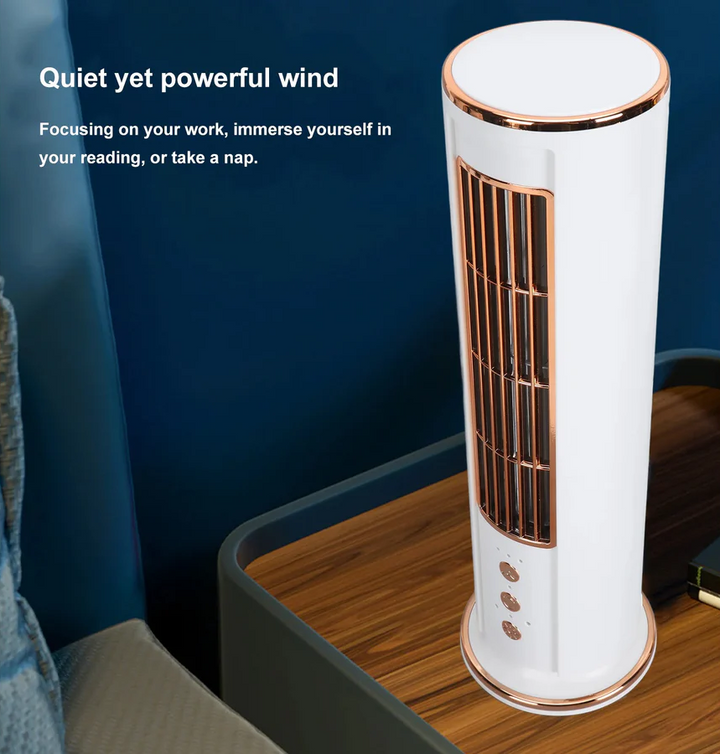 Skanto | Bladeless Desktop Air Conditioner Fan with Remote Control