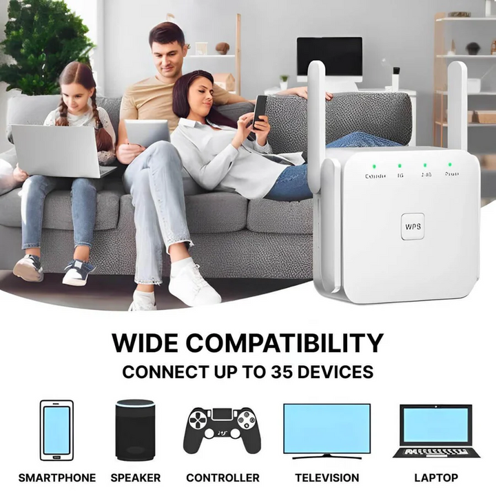 Skanto | Kraftig langdistanse WiFi-repeater