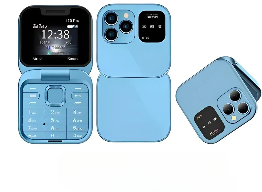 Skanto | Sammenleggbar Dual SIM Telefon – Lang Batteritid & Lett