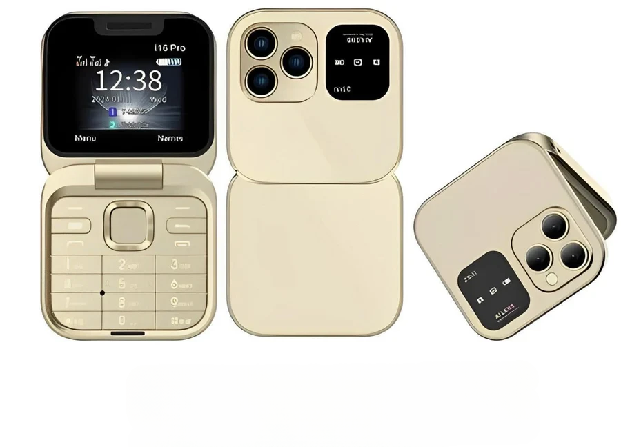 Skanto | Sammenleggbar Dual SIM Telefon – Lang Batteritid & Lett