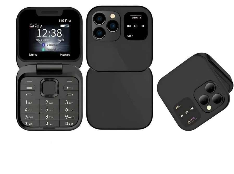 Skanto | Sammenleggbar Dual SIM Telefon – Lang Batteritid & Lett