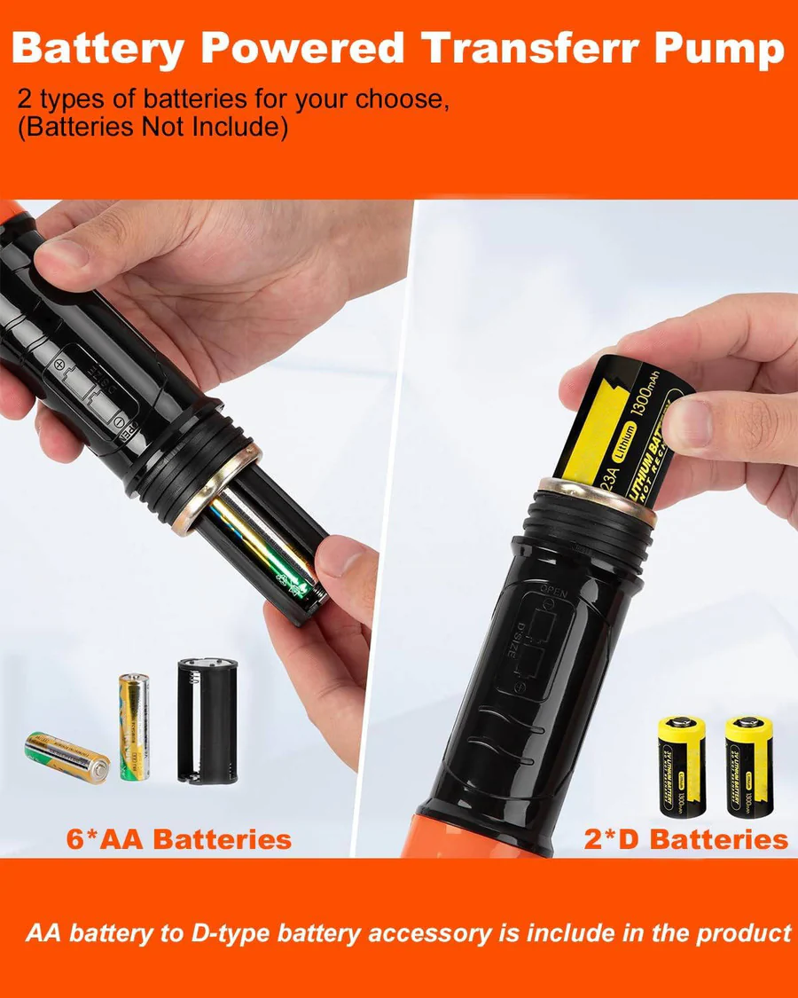 Norvo | Bärbar elektrisk siphonpump, batteridrevet væskeoverføringsverktøy