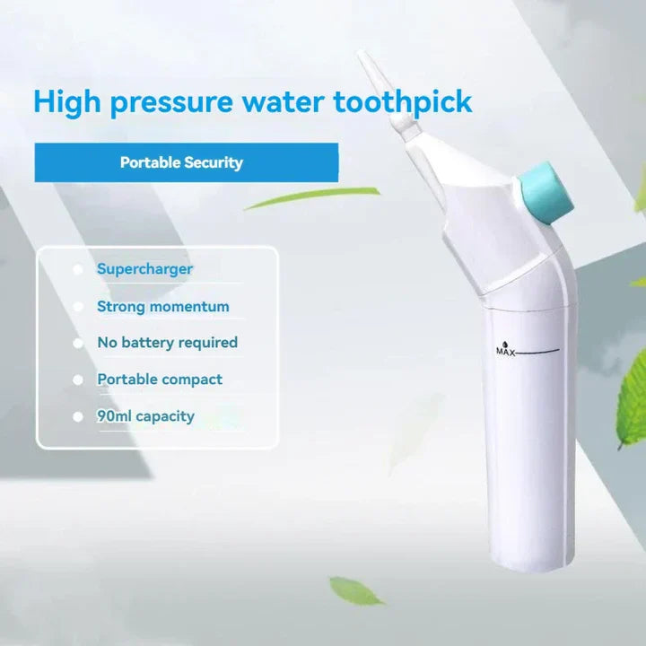 Skanto | Bærbar Høytrykk Vanntråd – Profesjonell Tannrenser med Oral Irrigator