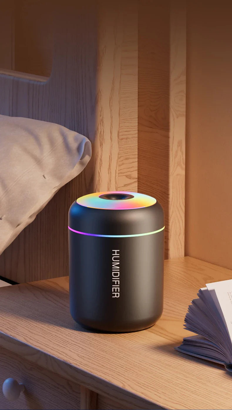 Skanto | MINI LUFTFUKTER MED AROMATERAPI - USB-DREVET - PERFEKT FOR BIL OG SOVEROM
