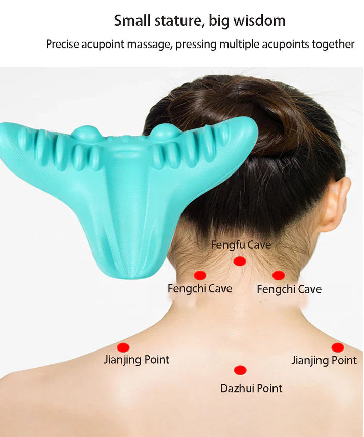 Skanto | Nakke- og skulderstrek – Cervikal trekkpute for spinal justering og massasje