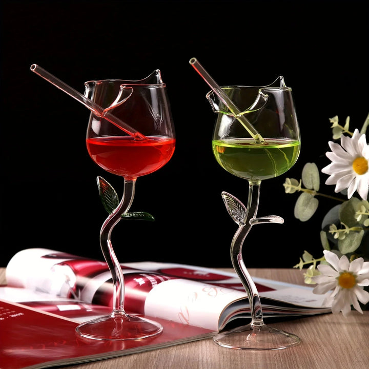 Skanto | 2Pcs Rosformet Vin Glass