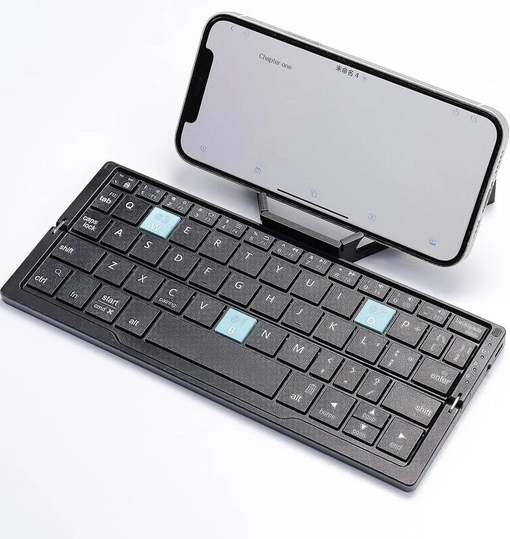 Skanto | Sammenleggbar Bluetooth-tastatur med magnetisk stativ for nettbrett