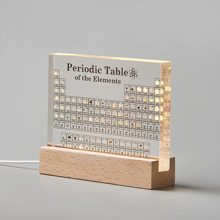 Periodisk tabell over elementer | Ekte elementer visning | Skanto