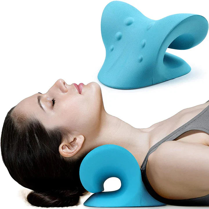 Skanto | Nakke- og skulderstrek – Cervikal trekkpute for spinal justering og massasje