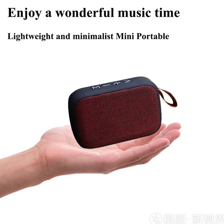Skanto | BÆRBAR BLUETOOTH HØYTTALER - 3D STEREO MUSIKKSPILLER MED HIFI LYD