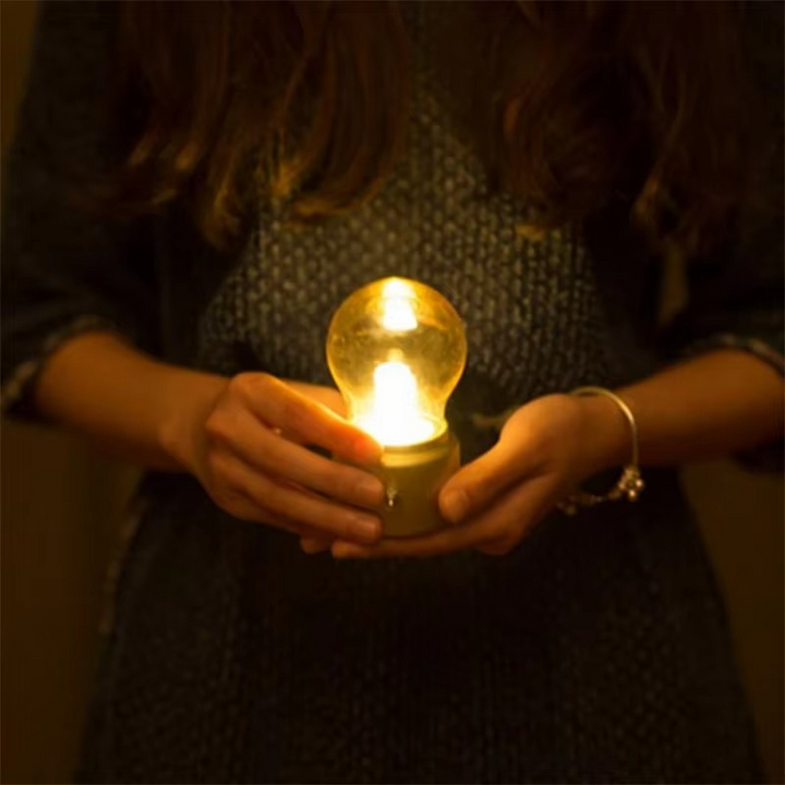 VintageGlow Trådløs Industriell Nattbordslampe Skanto
