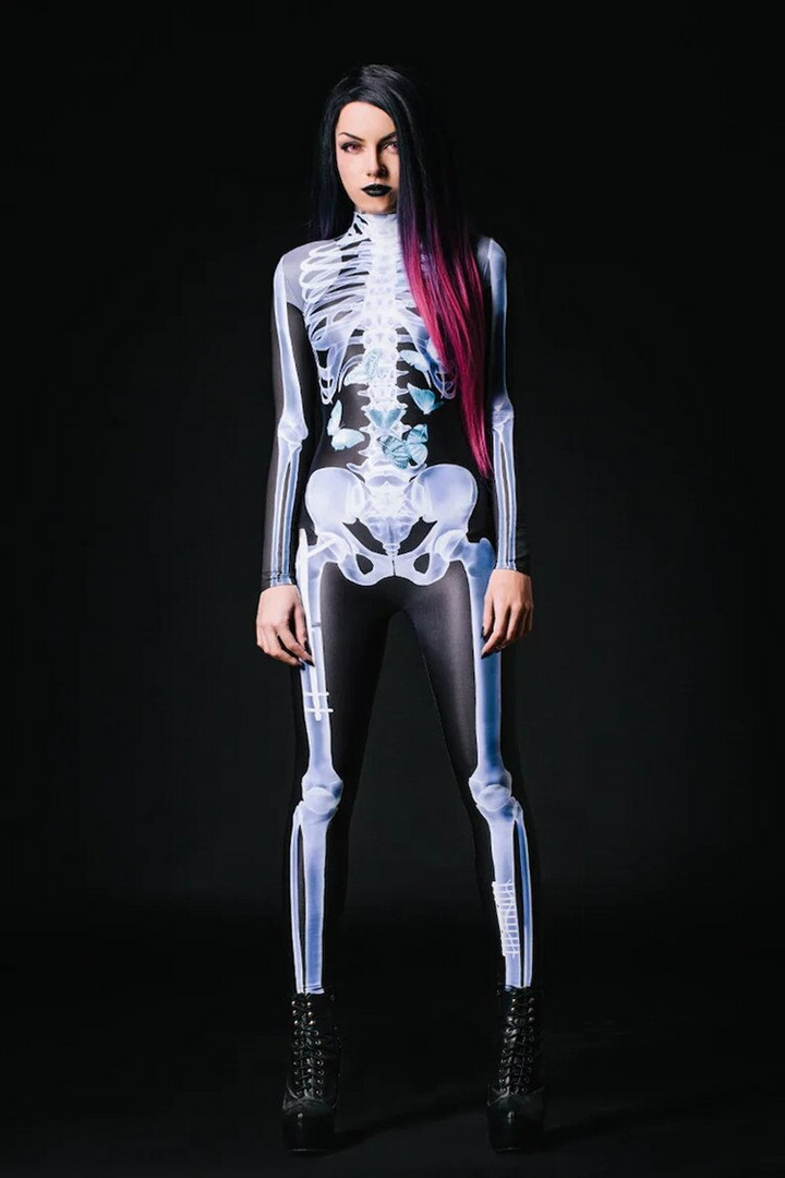 Skanto | GlowInTheDark BoneCurve Skjelettkostyme