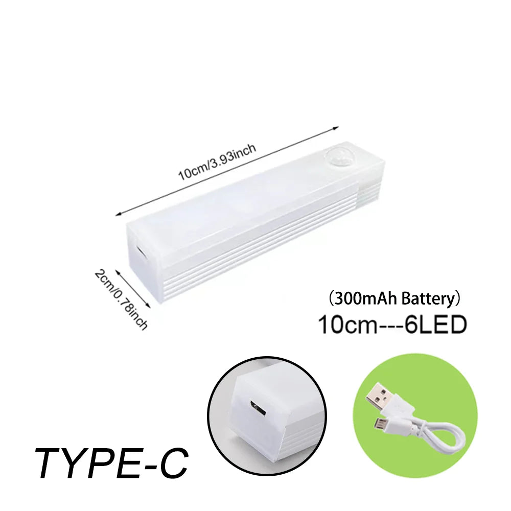WIRELESS LED NIGHT LIGHT WITH MOTION SENSOR AND RECHARGEABLE BATTERY | Skanto