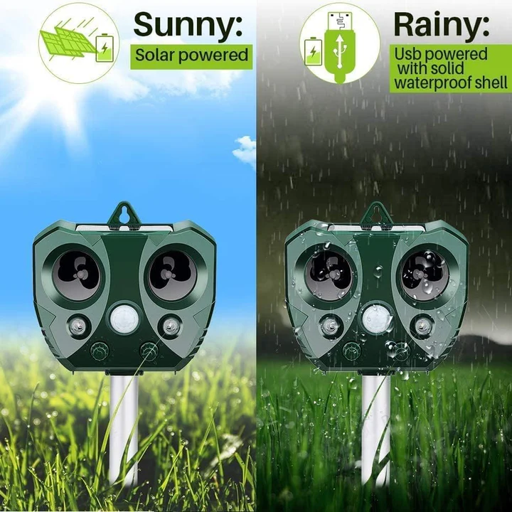 Skanto | Solar Ultrasonic Dyreavskrekker For Hager