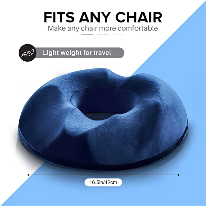 Skanto | Ergonomisk Minne Skum Donut Pute for Halebeinsstøtte